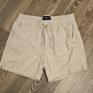 Abercrombie & Fitch Linen-Blend Pull-On Short Small